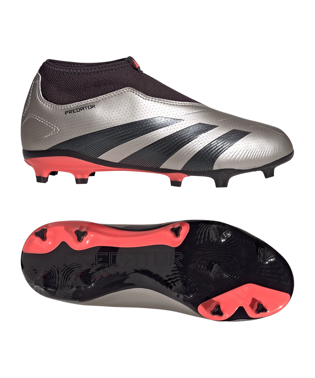 adidas Predator League LL FG Vivid Horizon Kids Grau Pink