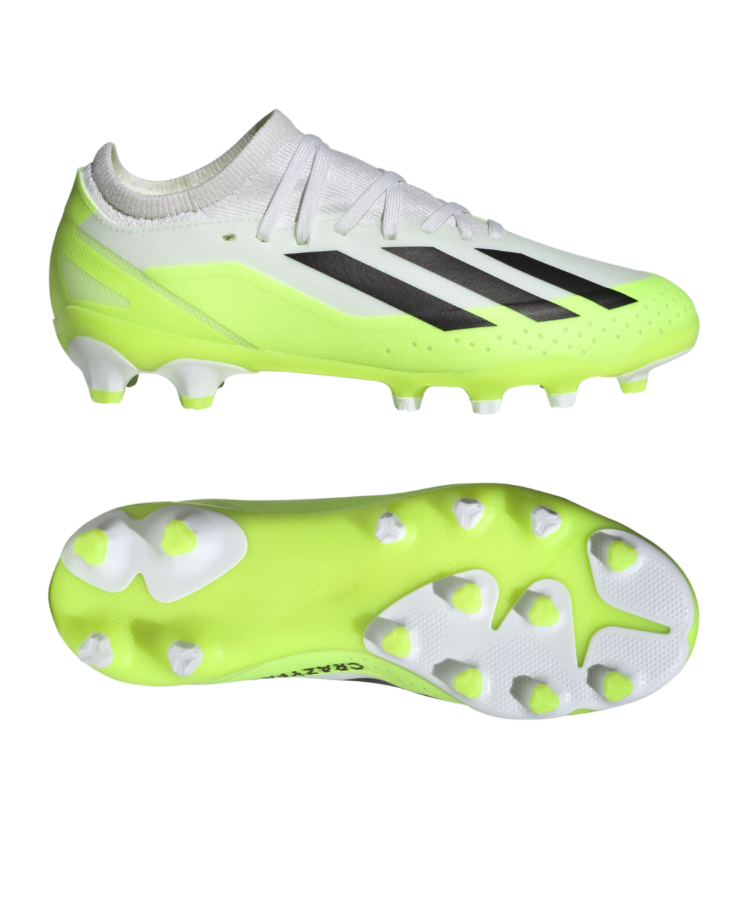 adidas X Crazyfast.3 MG Crazyrush Kids Weiss Schwarz Gelb