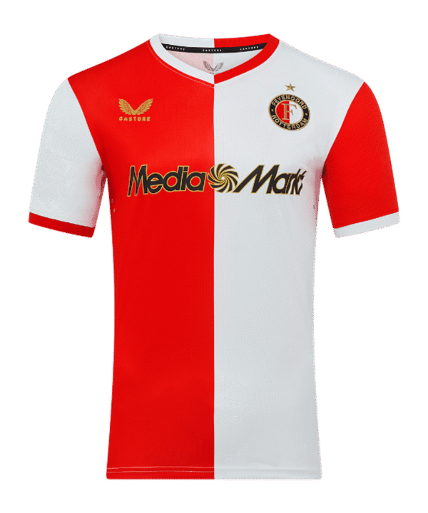 Castore Feyenoord Rotterdam Auth. Trikot Heim 2025/2026 Rot F071