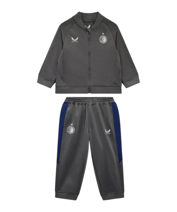Castore Feyenoord Rotterdam Knit Trikot Set Grau F123