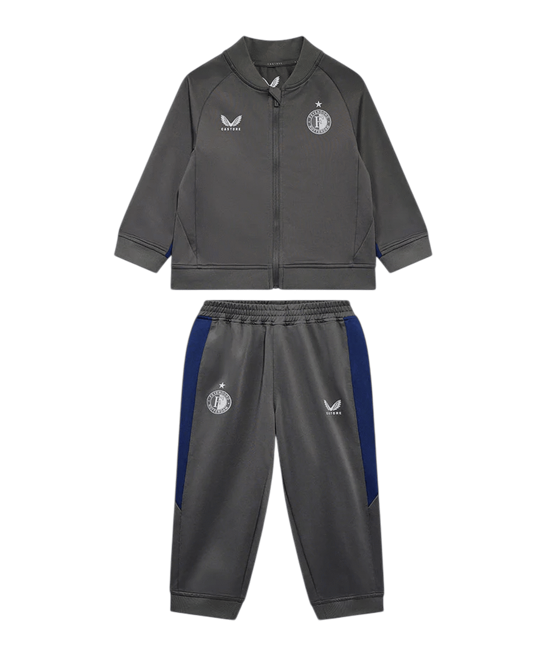 Castore Feyenoord Rotterdam Knit Trikot Set Grau F123