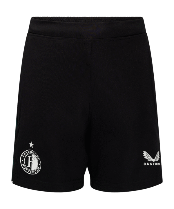 Castore Feyenoord Rotterdam Pro Coaches Short Kids Schwarz F092