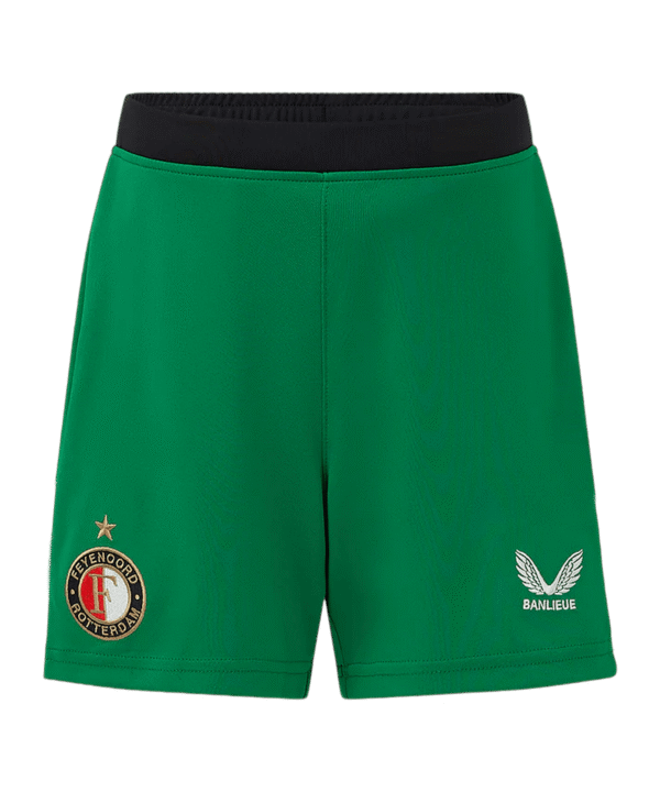 Castore Feyenoord Rotterdam Short 3rd 2024/2025 Kids Grün F101