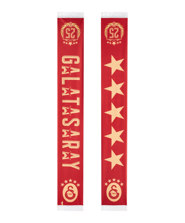 Galatasaray Istanbul Galatasaray Istanbul 5 Stars Schal Rot