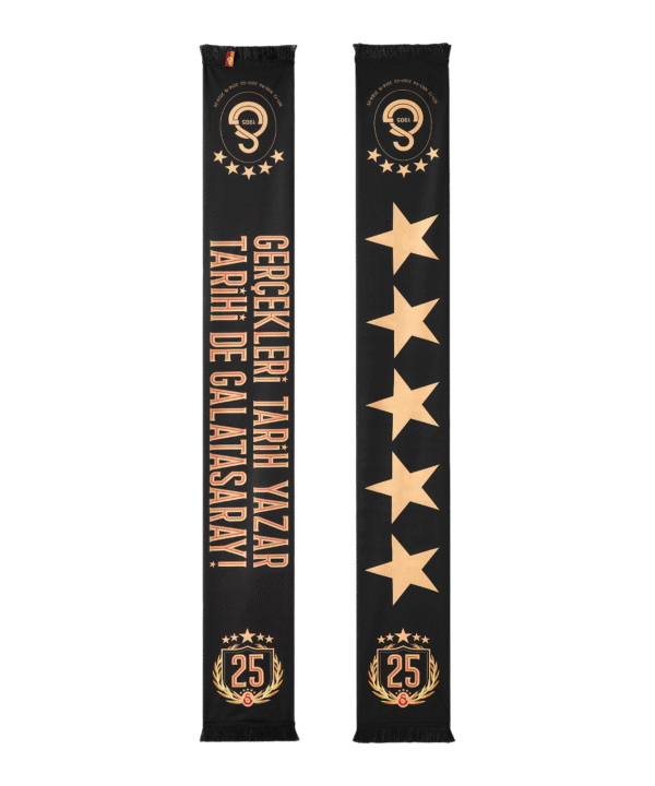 Galatasaray Istanbul Galatasaray Istanbul 5 Stars Schal Schwarz