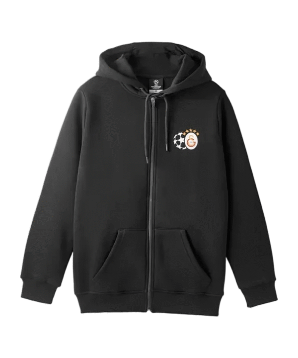 Galatasaray Istanbul UCL Kapuzenjacke Schwarz