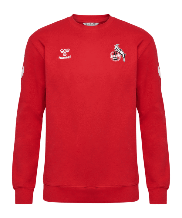 Hummel 1. FC Köln Travel Sweatshirt 2024/2025 Kids Rot F3062