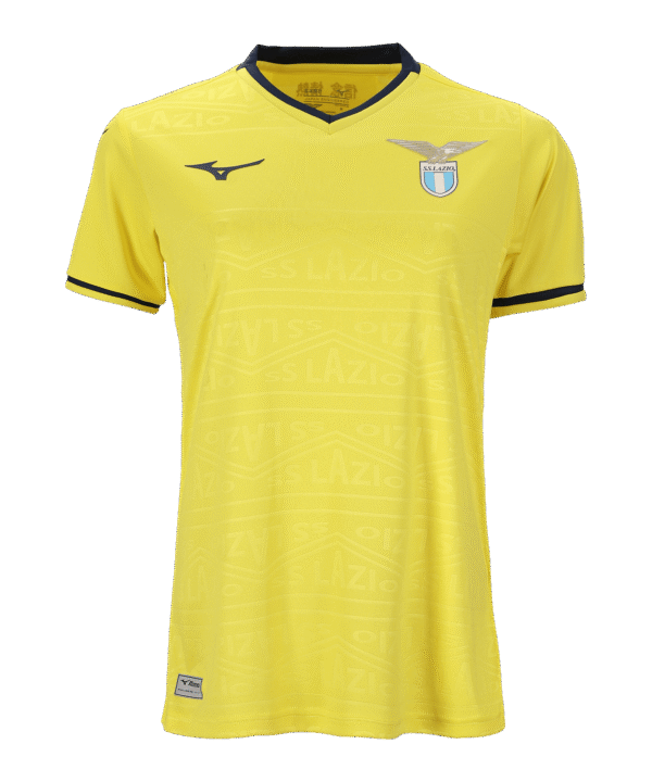 Mizuno Lazio Rom Trikot Away 2024/2025 Kids Gelb F43
