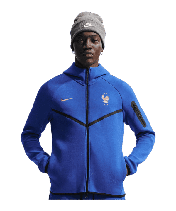 Nike FFF Frankreich Fleece Jacke Blau F480
