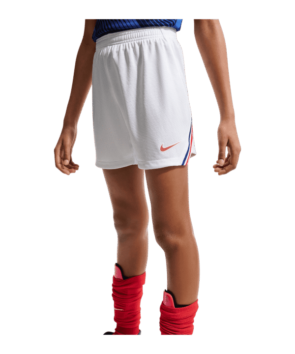 Nike FFF Frankreich Short Home WM 2026 Kids Weiß F100
