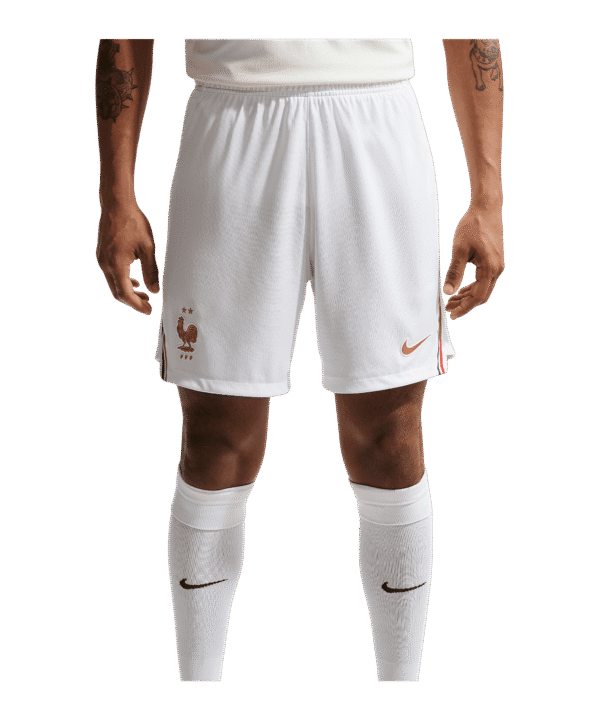 Nike FFF Frankreich Short Home WM 2026 Weiß F100