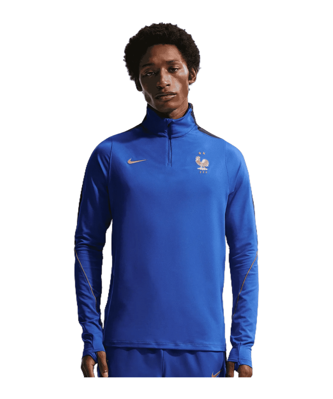 Nike FFF Frankreich Strike Drilltop Blau F480