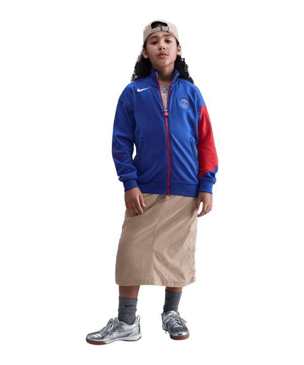 Nike Paris Saint-Germain Präsentationsjacke Kids Blau F405