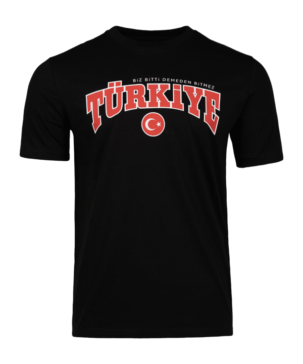 Nike TFF Türkei Biz Bitti Demeden Bitmez T-Shirt Schwarz Ftffcz0881bitmezschwarz