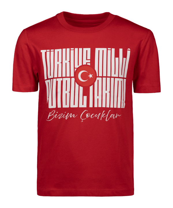 Nike TFF Türkei Bizim Cocuklar T-Shirt Kids Rot Ftffcz0909bizimrot
