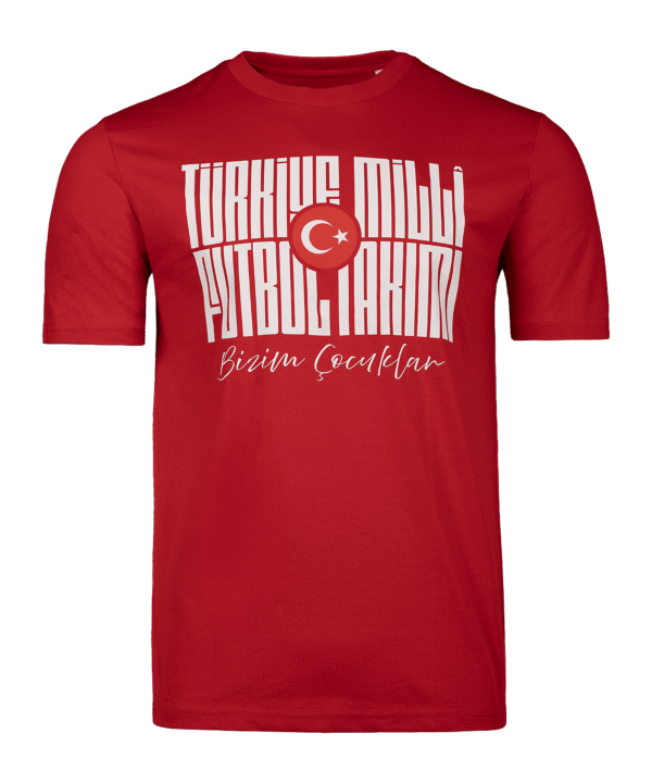 Nike TFF Türkei Bizim Cocuklar T-Shirt Rot Ftffcz0881bizimrot