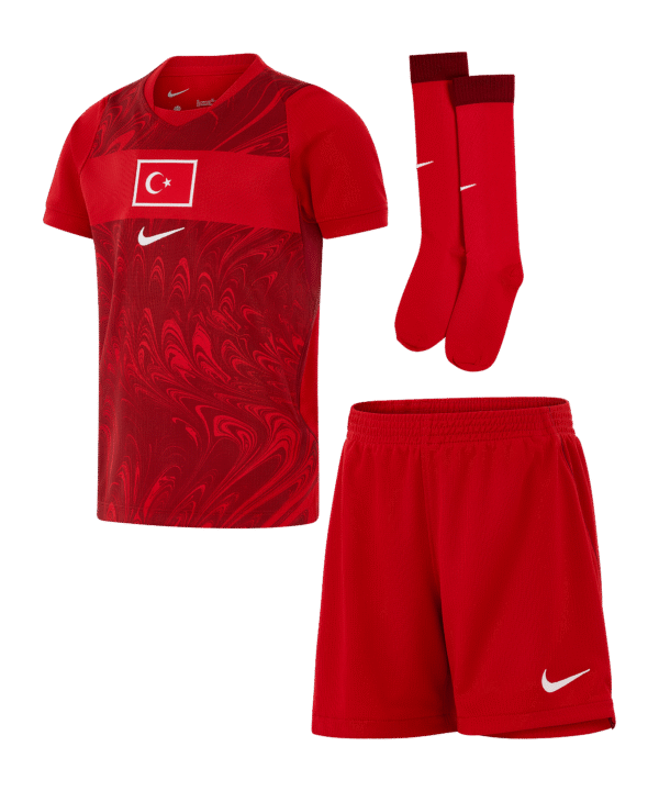 Nike TFF Türkei Minikit Fan Trikot Set Home WM 2026 Kids Rot F614