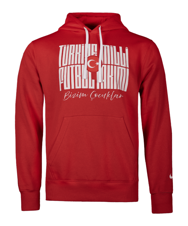 Nike TFF Türkei Unsere Jungs Hoody Rot Ftffio9035jungsrot