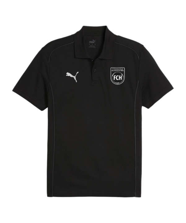 PUMA 1. FC Heidenheim Polo Shirt Schwarz F03