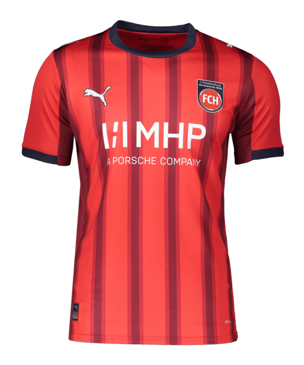 PUMA 1. FC Heidenheim Trikot Home 2025/2026 Kids Rot F01