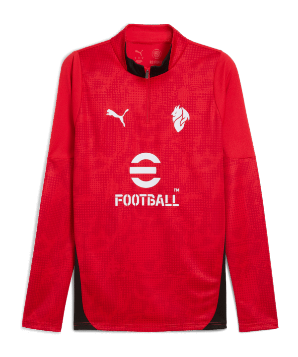 PUMA AC Mailand Training 1/4 Zip Sweatshirt Rot F01