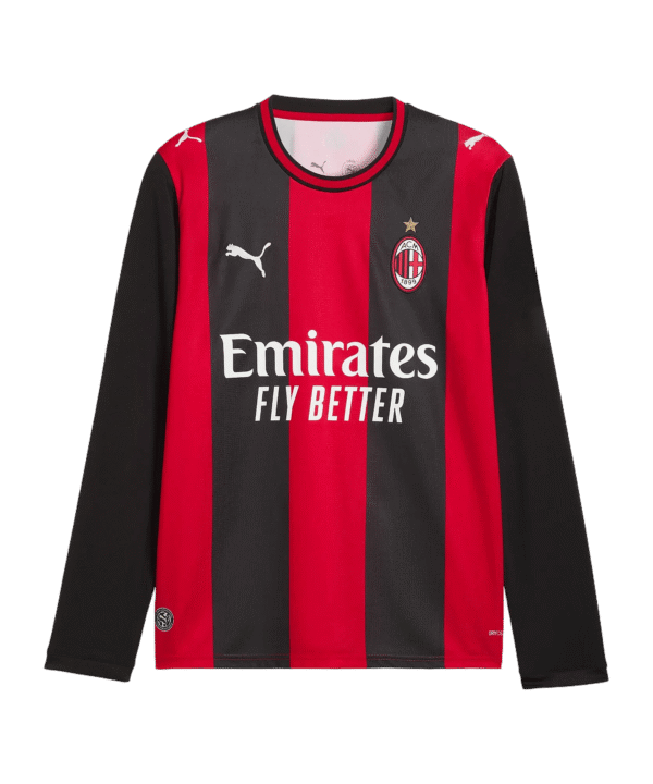 PUMA AC Mailand Trikot Langarm Home 2026/2027 Schwarz F01