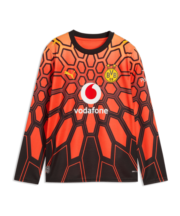 PUMA Borussia Dortmund Torwarttrikot Langarm Kinder Orange F70