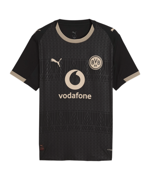 PUMA Borussia Dortmund Rote Erde Authentic Trikot 2025/2026 Schwarz F23