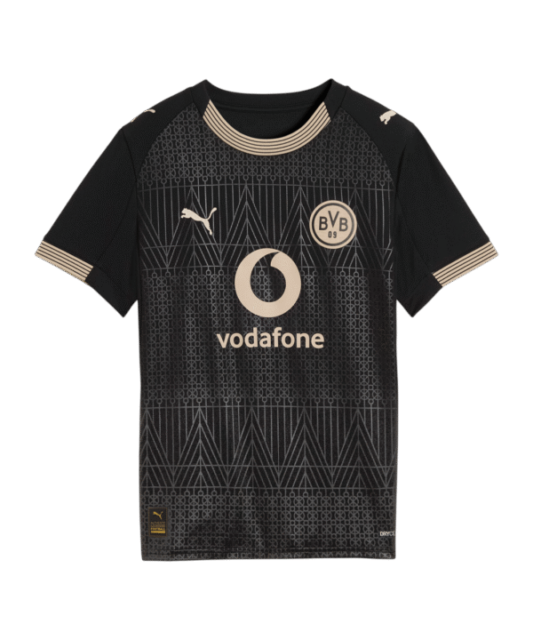 PUMA Borussia Dortmund Rote Erde Trikot 2025/2026 Kids Schwarz F23