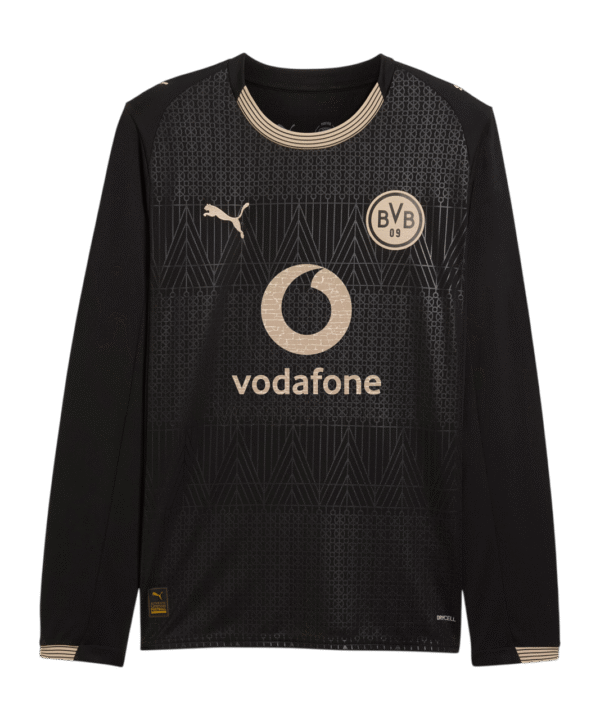 PUMA Borussia Dortmund Rote Erde Trikot langarm 2025/2026 Schwarz F23
