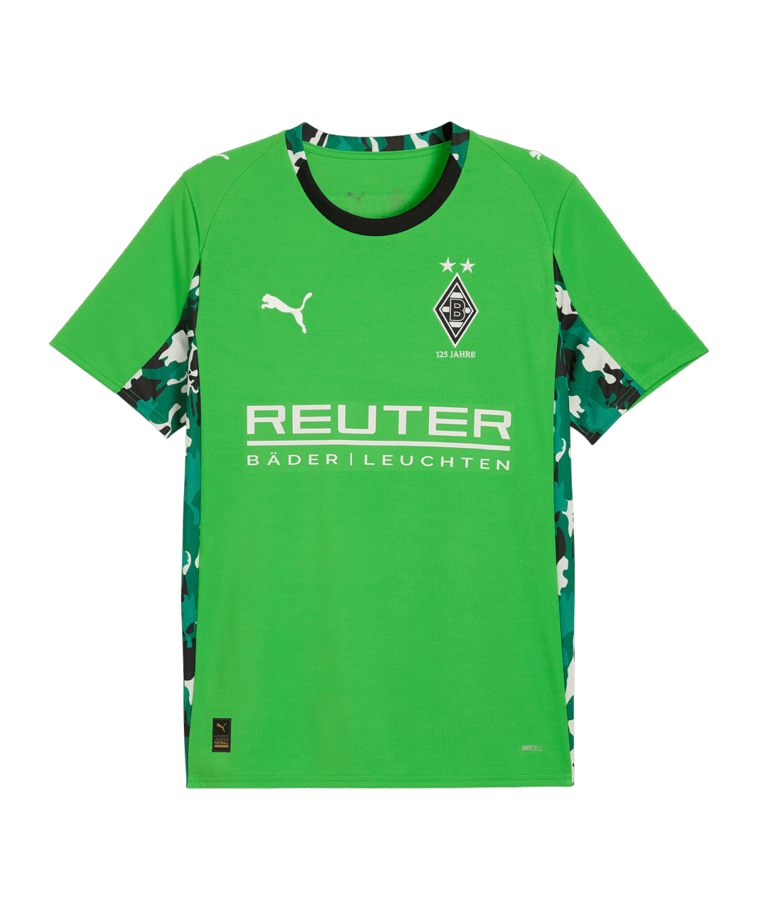 PUMA Borussia Mönchengladbach Trikot Away 2025/2026 Grün F02