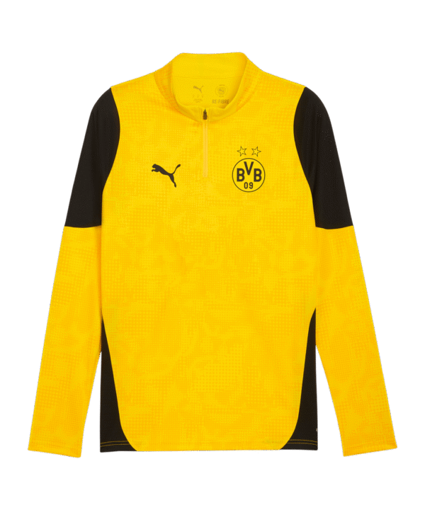 PUMA Borussia Dortmund Training 1/4 Zip Sweatshirt Gelb F01