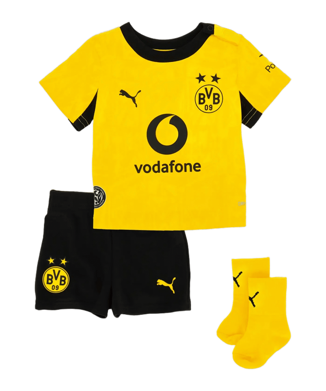 PUMA Borussia Dortmund Trikot Set Home 2026/2027 Kinder Gelb F01