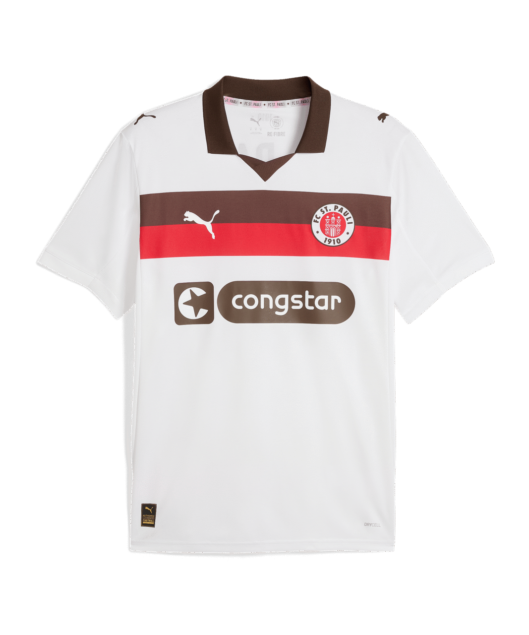 PUMA FC St. Pauli Trikot Away Weiß F02