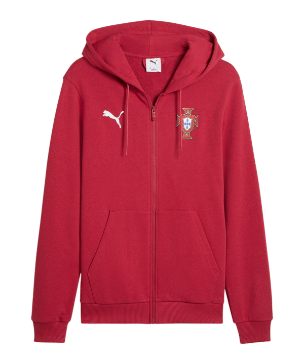 PUMA FPF Portugal FtblCulture Kapuzenjacke Rot F27