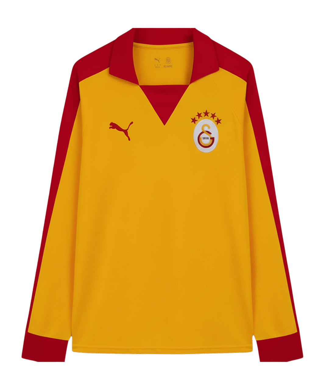 PUMA Galatasaray Istanbul T7 Trikot Langarm Gelb F81