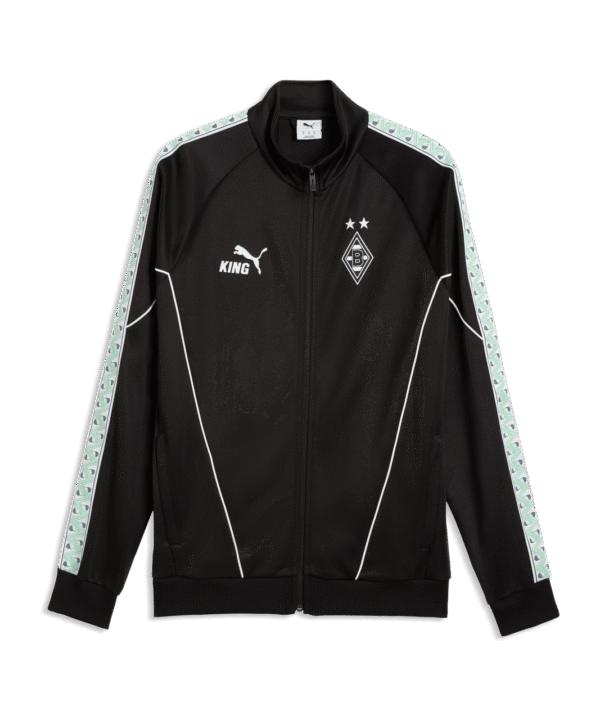 PUMA Borussia Mönchengladbach KING Anthem Jacke Schwarz F08