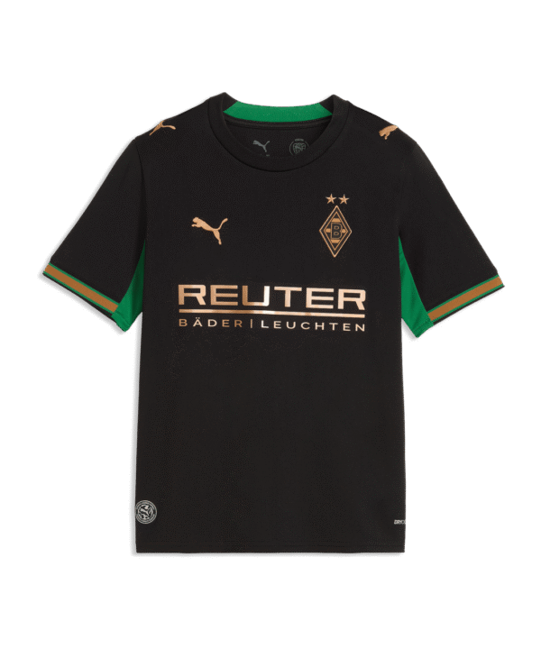 PUMA Borussia Mönchengladbach Trikot Away 2026/2027 Kinder Schwarz F02