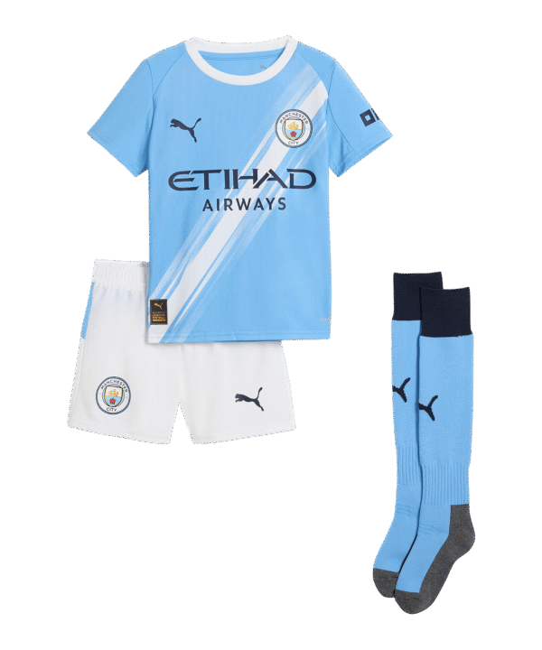 PUMA Manchester City Mini Trikot Set Home 2025/2026 Kids Blau F01