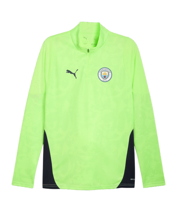 PUMA Manchester City Training 1/4 Zip Sweatshirt Gelb F16