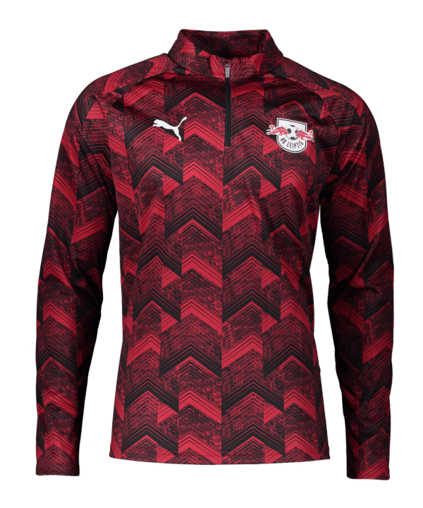 PUMA RB Leipzig Warm Up 1/4 Zip Sweatshirt Schwarz F03