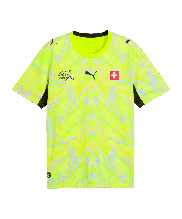 PUMA SFV Schweiz Replica Torwarttrikot Home WM 2026 Gelb F89