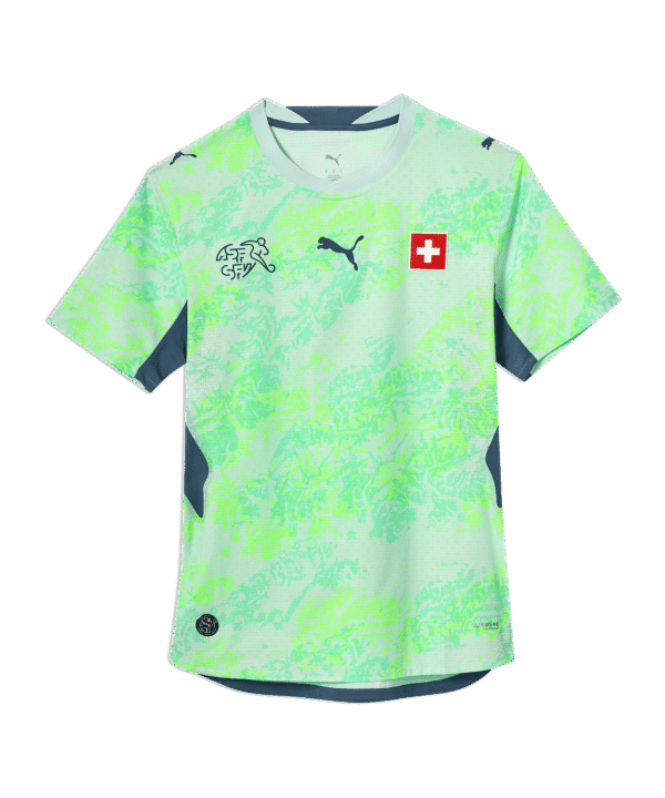PUMA SFV Schweiz Authentic Trikot Away WM 2026 Grün F02
