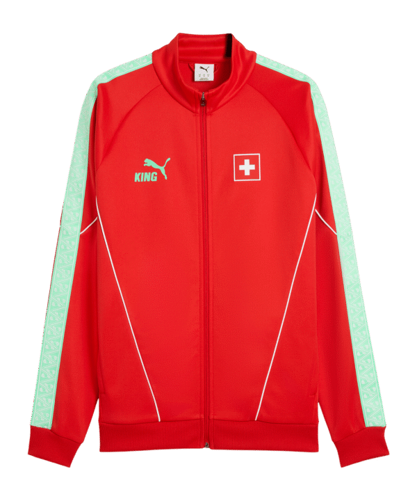 PUMA SFV Schweiz King Anthem Jacke Rot F05