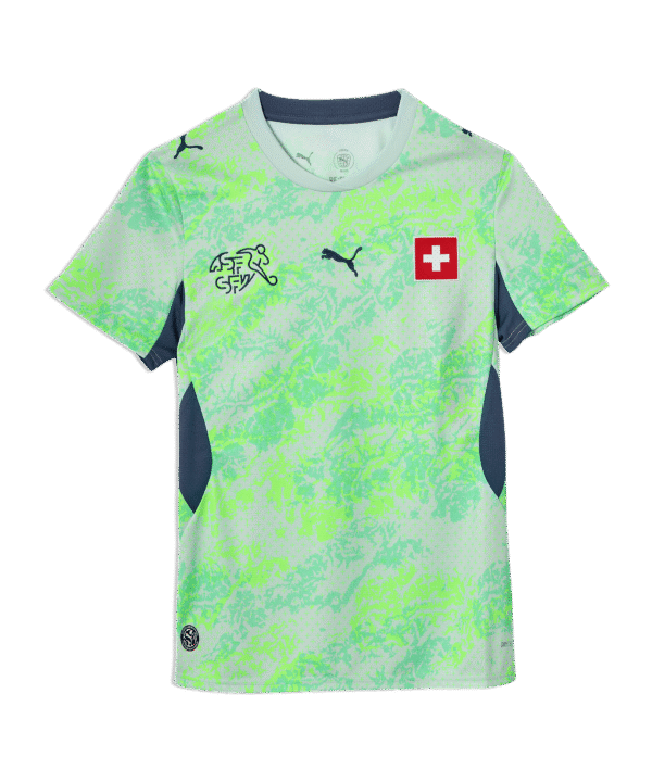 PUMA SFV Schweiz Trikot Away WM 2026 Damen Grün F02