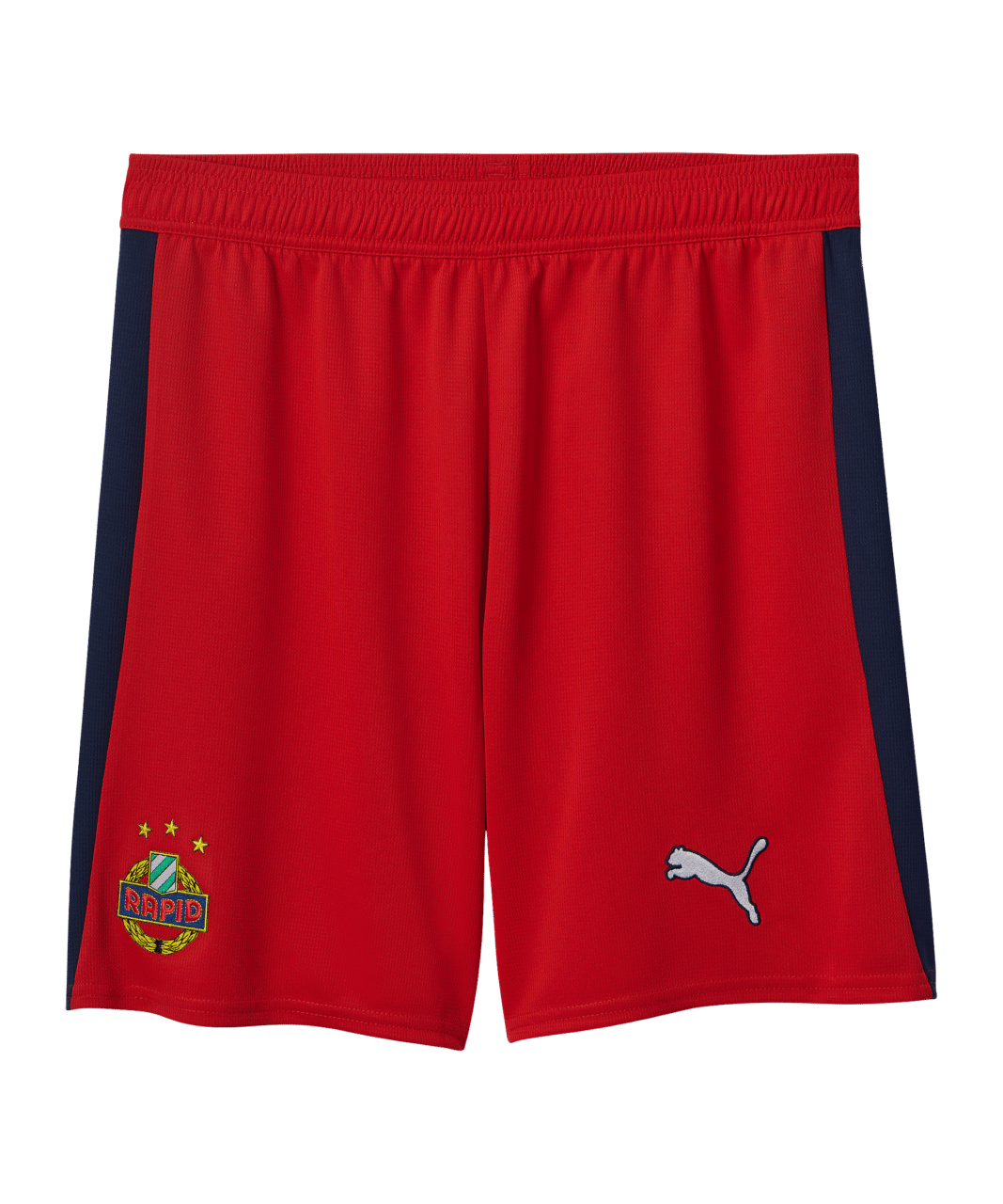 PUMA SK Rapid Wien Short Auswärts 2025/2026 Rot F02