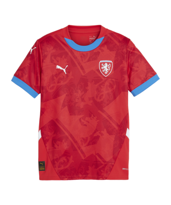 PUMA Tschechien Trikot Home 2023/2024 Kids Rot F01