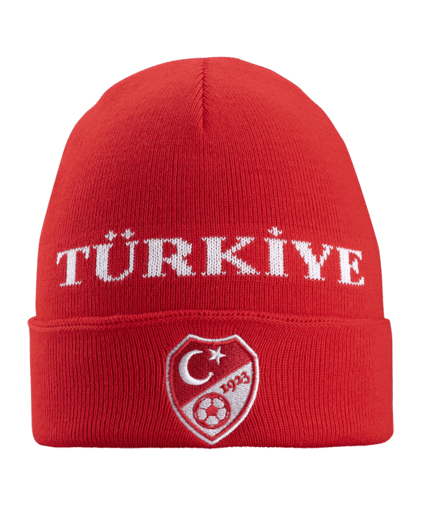 TFF Türkei Beanie Bronx Rot