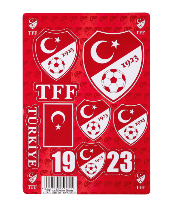 TFF Türkei Autoaufkleber Rot
