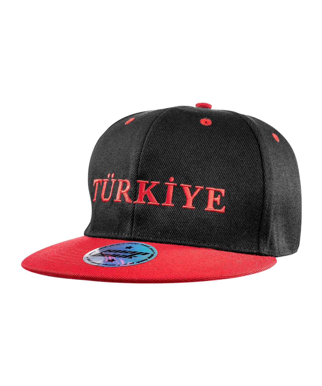 TFF Türkei Flat Cap Schwarz